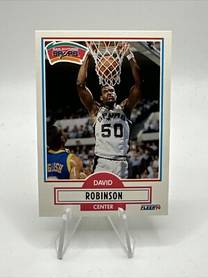 1990 Fleer David Robinson #172 (EX/NM)