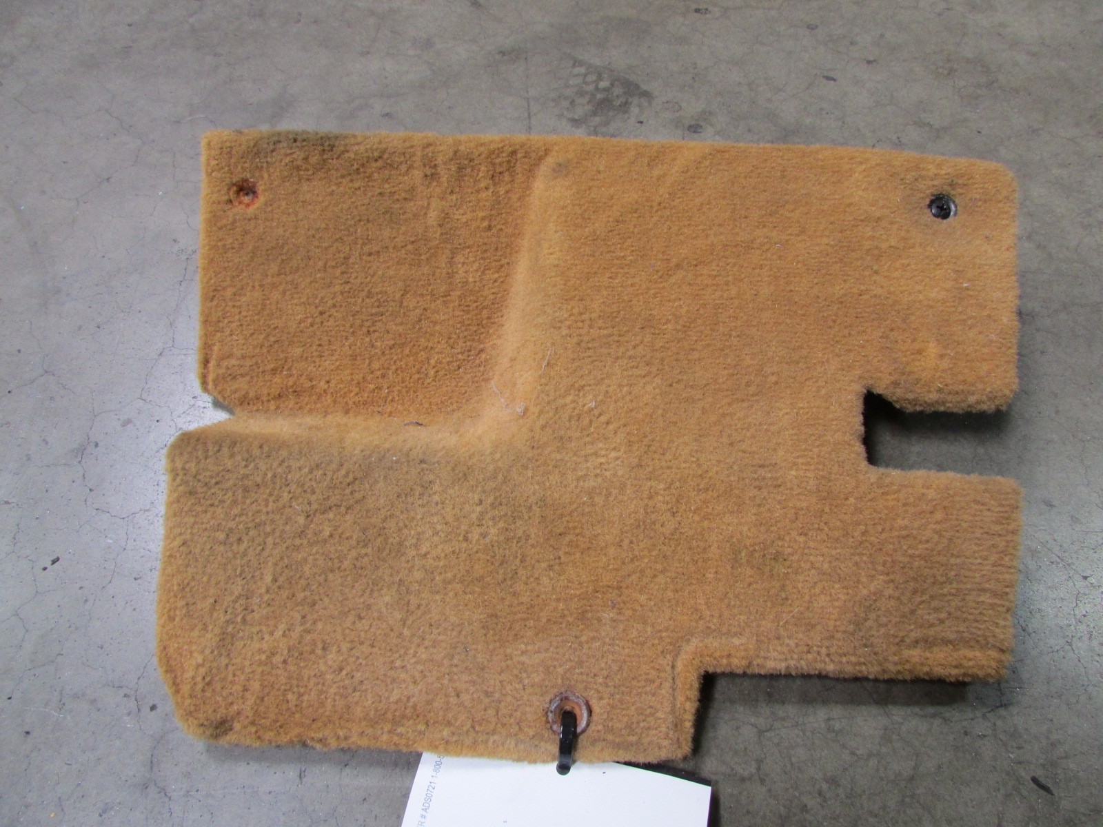 Ferrari F430, LH, Left Under Pedal Carpet, Beige, Used, P/N 68260705