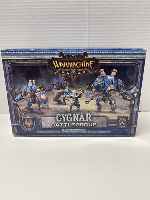 Warmachine Cygnar Battlegroup Open Box  With Damage , Complete - See Pics