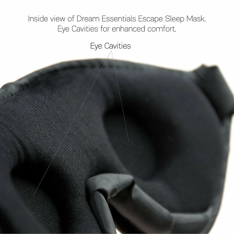 Wild Essentials Escape Travel Sleep Mask Kit w/ Carry Pouch Earplugs-Navy Blue  - Image 2 of 4