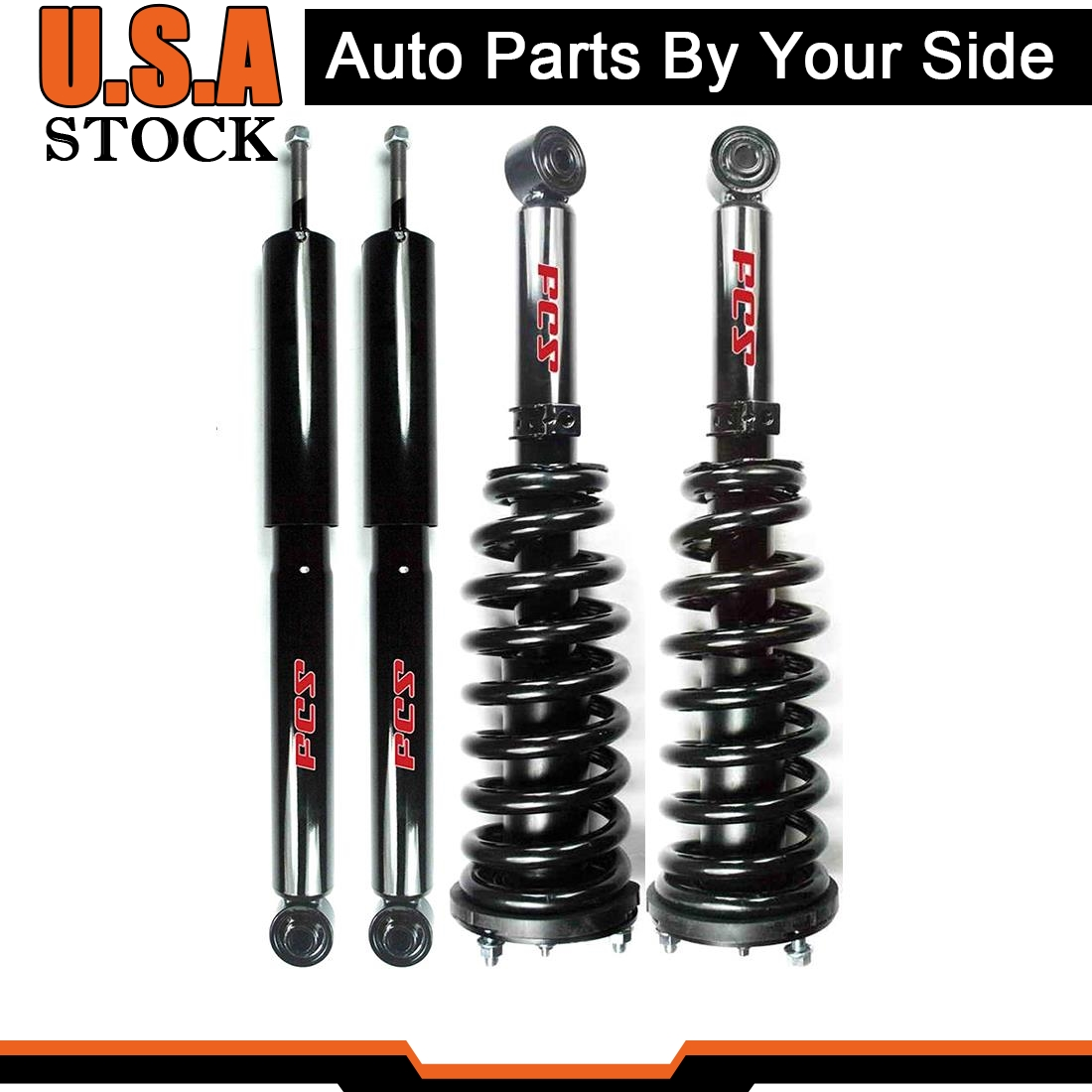 New FCS Front Strus & Rear Shock for 2007-2009 Kia Sorento 2WD