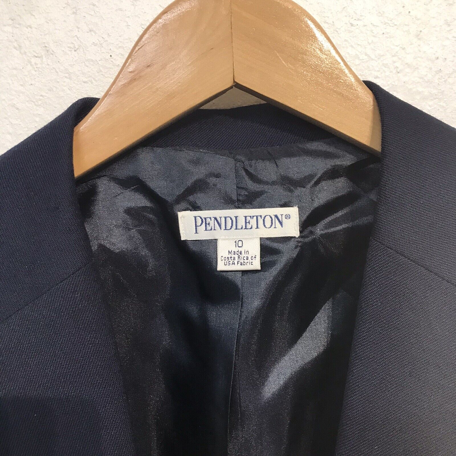 Pendleton Navy Blue Blazer - Womens Size 10 - Vin… - image 2
