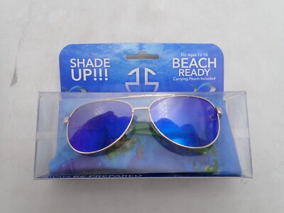 Optix 55 Aviator Sunglasses for Teens Mirrored Lenses UV Protection Sunglasses