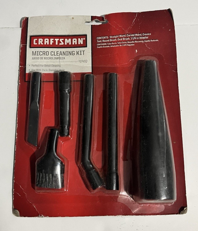 1-1/4" 6-Piece Wet/Dry Shop Vacuum Attachments