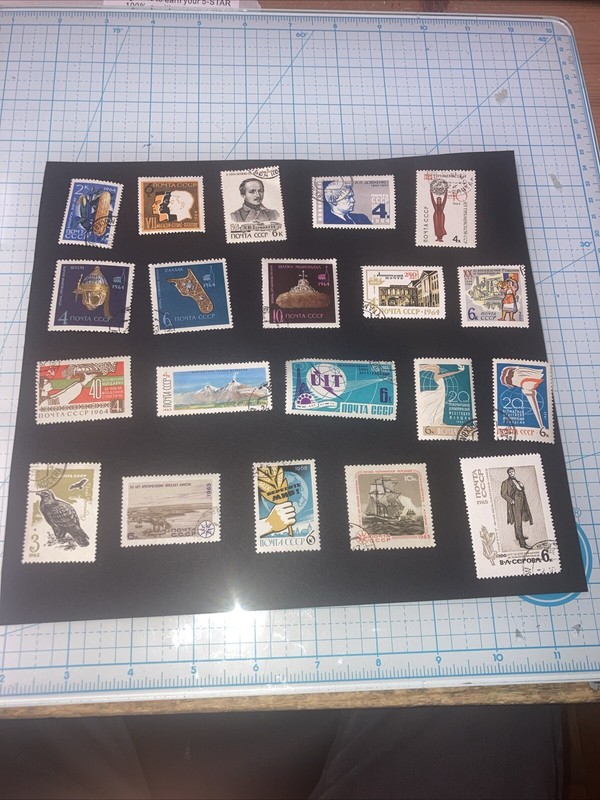 20 USSR Vintage 1964-1965 Stamps, MNH. Most Cancelled. $1 Ships. A DEAL- LOOK!