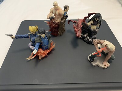Full Metal Alchemist Kaiyodo Figures 4x