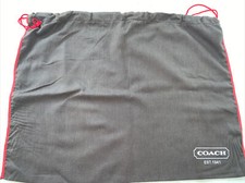 COACH Brown Cloth Draw String DUST BAG 19x15
