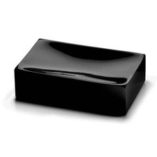 Seifenablage GEDY Linie Sofia aus Resin Farbe Schwarz Matt
