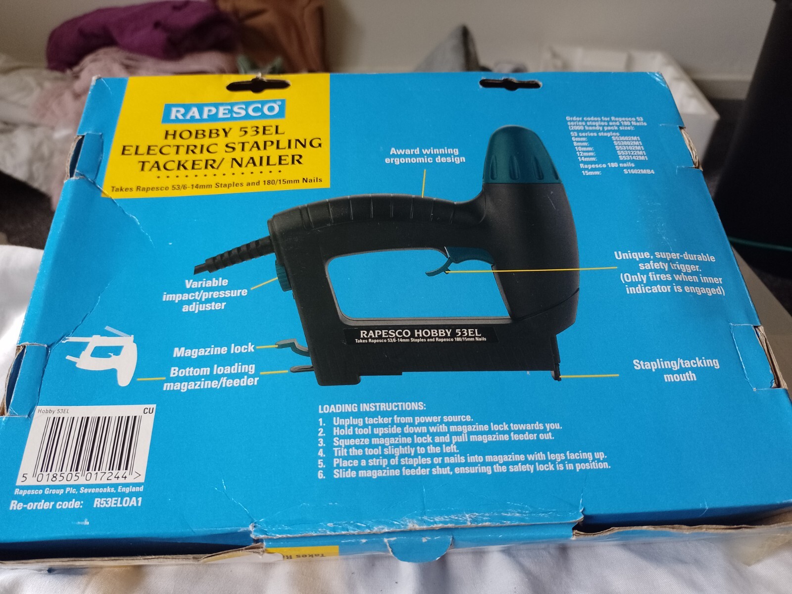 Rapesco electric staple gun eBay