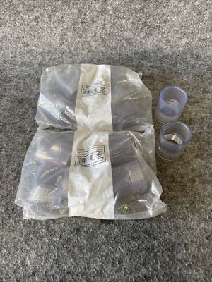 Lot Of 12 Dura C435-015 1-1/2 PVC 40 Clear Female Adapter Slip x FIPT New