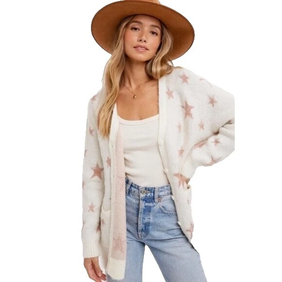 Woolen Long Sleeve Cardigans for Women