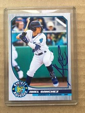 Axel Sanchez Everett Aquasox 2023 Autographed Card Seattle Mariners Signed