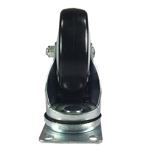 4" Polyurethan Total Lock Rolle - 4 Wirbel - Bild 8 von 8
