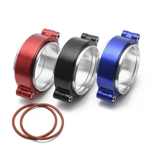 Blk 3''76mm Aluminum Quick Release V-Band Clamp Kit for Intake Intercooler Pipe - Picture 13 of 16