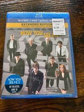 NOW YOU SEE ME Extended Edition DVD  BLU-RAY NEW SEALED