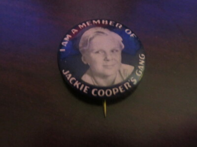 I'm a Member of Jackie Cooper's Gang Button SX