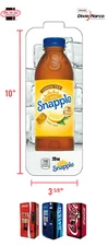 (1) Royal Vendors Chameleon CUSTOM "Snapple Lemon Tea" 20 oz Bottle Vend Label