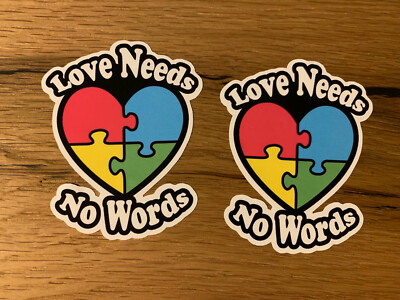 2x LOVE Aufkleber Auto Hippie Bus Peace Frieden Welt Vintage Öko Kultur #551