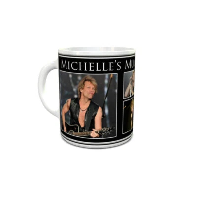 SUBRIGHT Jon Bon Jovi Personalised Mug Brand New Great Unique Gift Free UK Shipping