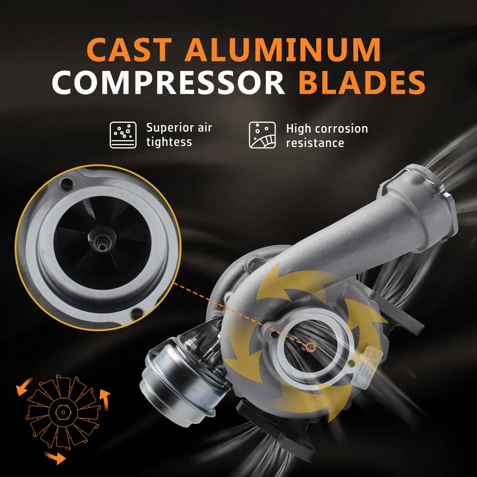 Turbolader für VW T5 2.5 TDI Multivan V Transporter V 128 KW 174 PS 070145701H - Bild 3 von 4