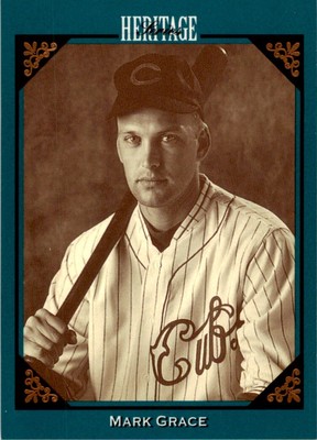 1993 Studio Heritage #5 Mark Grace Chicago Cubs