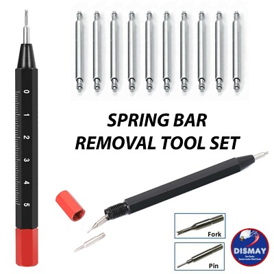 DISMAY Spring Bar Pin Remover Tool SET for FORMULA 1 Rubber Strap Tool