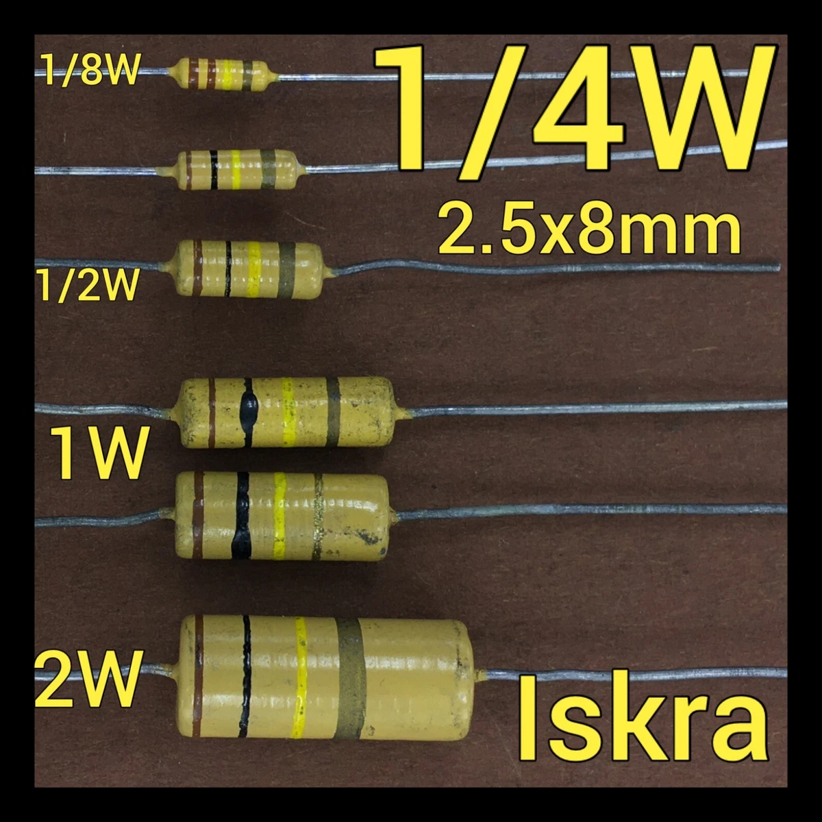 10 Pz Resistenze 100 Kohm 2W 5% - 10 Pezzi Resistenza 100Kohm 100K - Foto 9