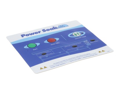 Power Soak Systems Inc Overlay - Control Panel Ps-225 33508 - Free Shipping +