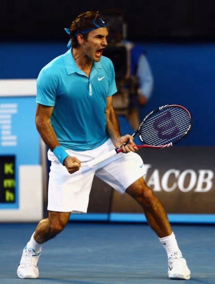 Roger Federer Nike 2010 Australian Open Shorts size:S (JPN M