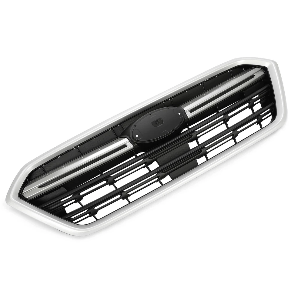 Parrilla de repuesto delantera plateada y negra para Subaru Outback 2018-2019 Foto 2 de 4