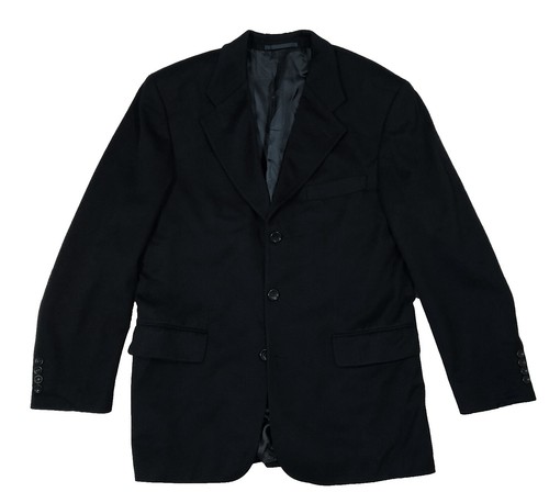 LORO PIANA SUPER 120 Hickey Freeman Men's Dark Gray Solid Wool