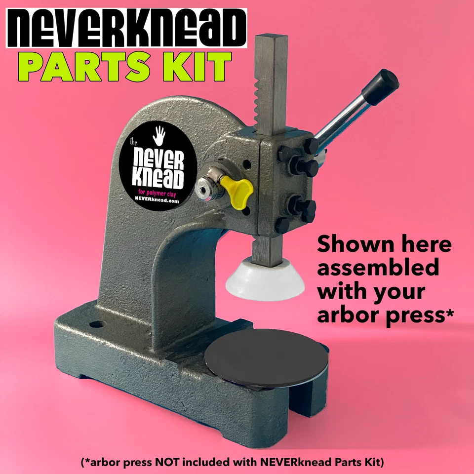 ¡DETÉN EL DOLOR! KIT DE PIEZAS NEGRO NEVERknead Herramienta de acondicionamiento de arcilla polimérica - Premo Foto 2 de 4