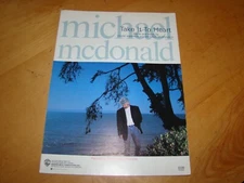 SHEET MUSIC MICHAEL MCDONALD TAKE IT TO HEART 1990