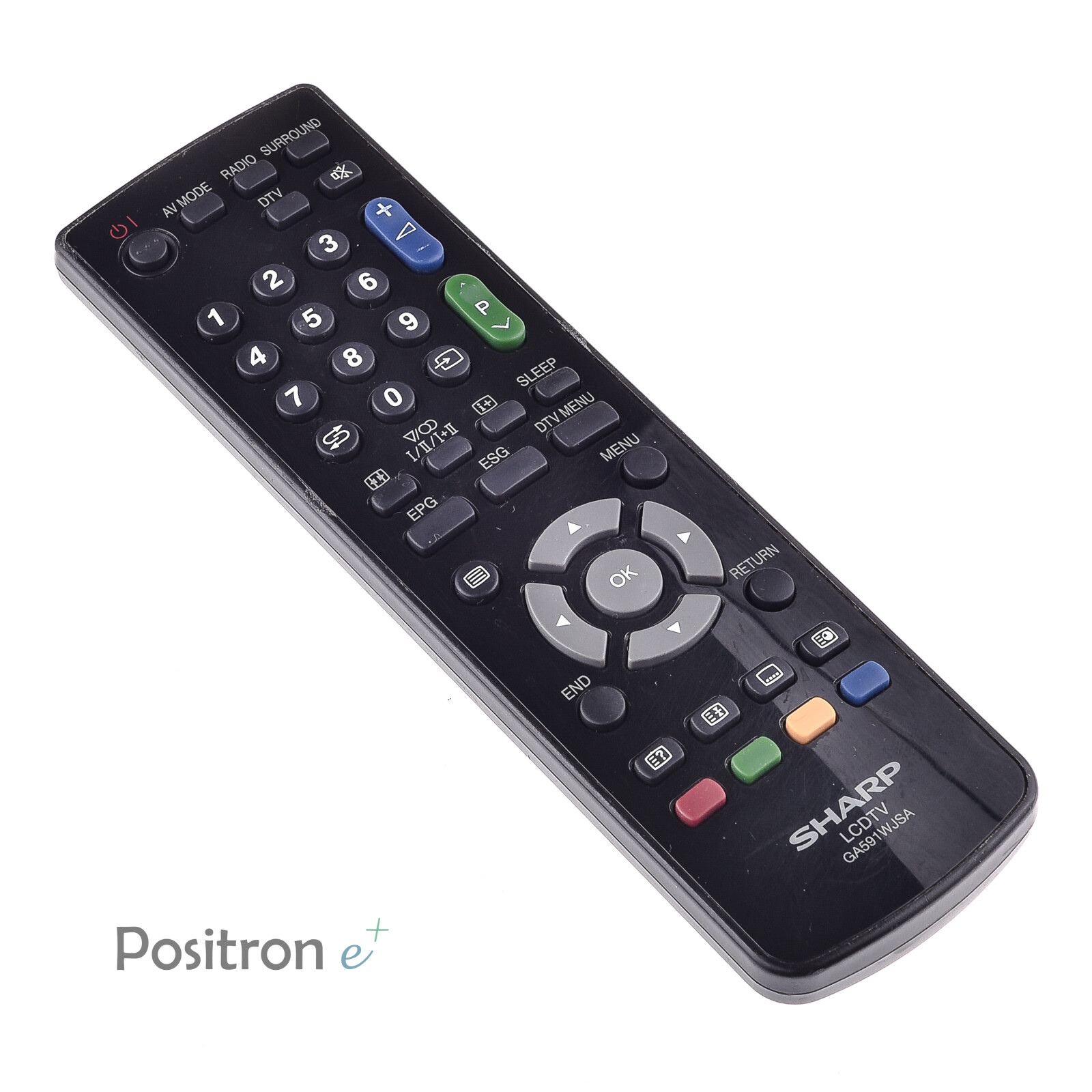 Original Sharp GA591WJSA TV Remote Control/without Battery Cover/Tested