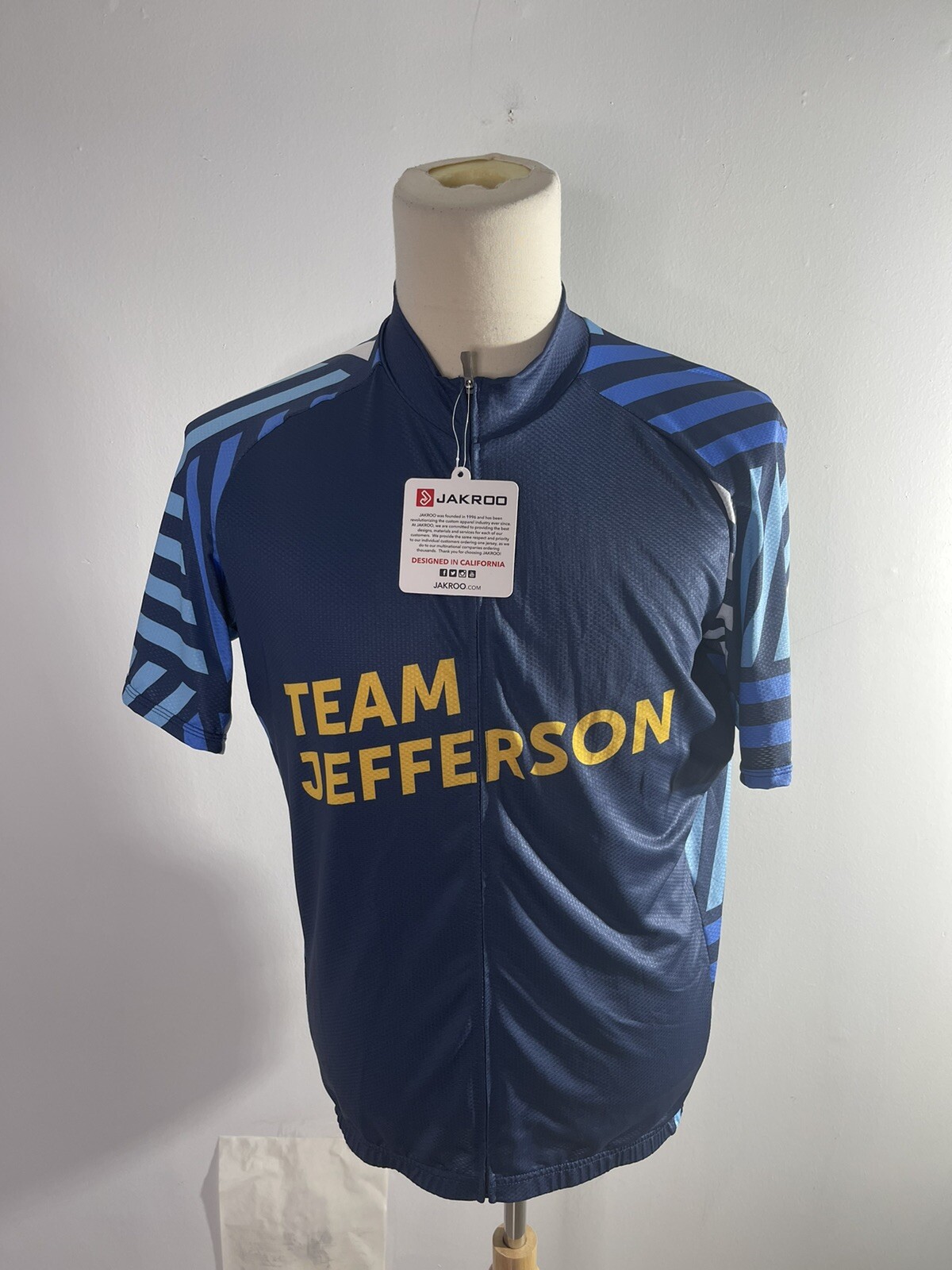 Jakroo Team jefferson Full-Zip Short Sleeve Cycling Jersey men 2XL NWT |  eBay