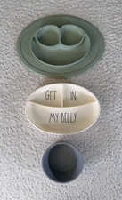 Baby Silicone Plates and Bowl Lot