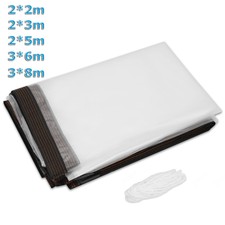 Wodoodporna przezroczysta plandeka PCV z oczkami plandeka ochronna ciężarówka folia przezroczysty ogród