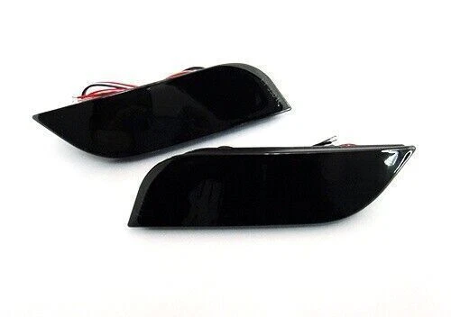 2x Lente de humo LED Parachoques trasero Luz de freno para 08-14 Subaru Impreza WRX STI Foto 2 de 4