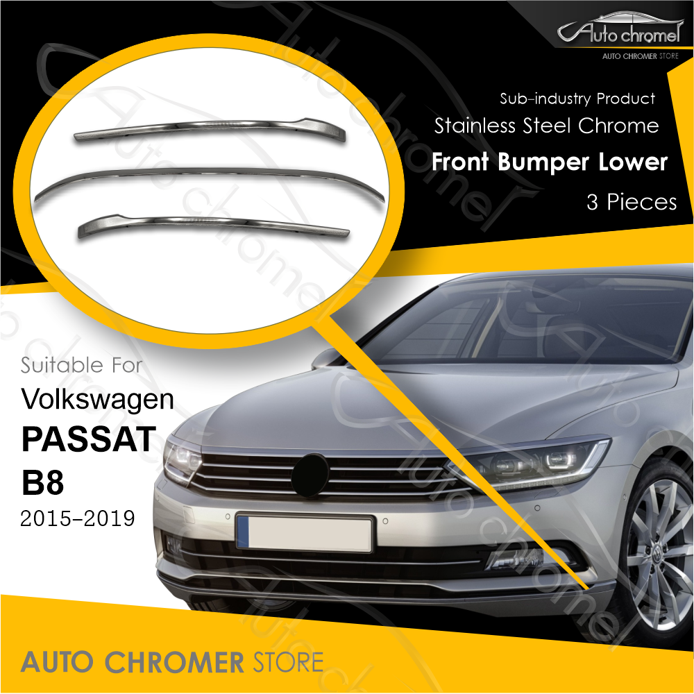 Pare-choc Avant Pour Volkswagen Passat B8 (2015-2019) – Modèles Trendline / Comfortline
