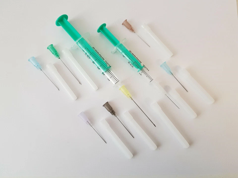 B Braun Kanülen Injektionsnadel Einmalspritzen versch. Größen Beschreibung Lesen