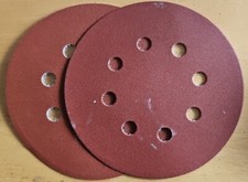 HaWe Schleifblätter 125mm K240, Für Holz und Farbe, gelocht, klett 2 Stk.