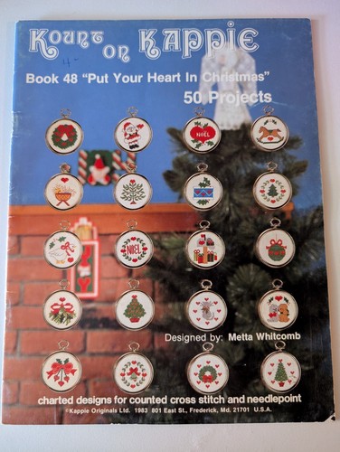 Kount on Kappie Holiday Christmas Cross Stitch Design Books 1979-1984 LOT OF 4 - Picture 6 of 10