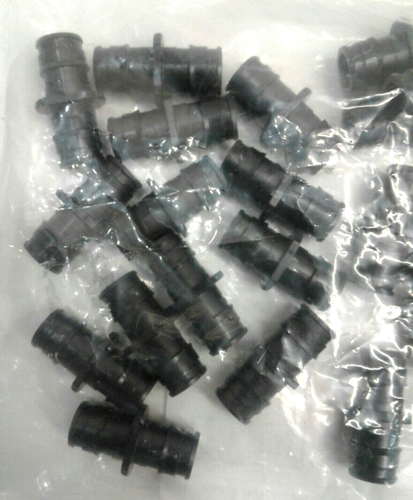 EverFlow B-FPPCP0012 1/2" F1960 Pex Poly Coupling Black Bag Of 25 - Picture 5 of 10