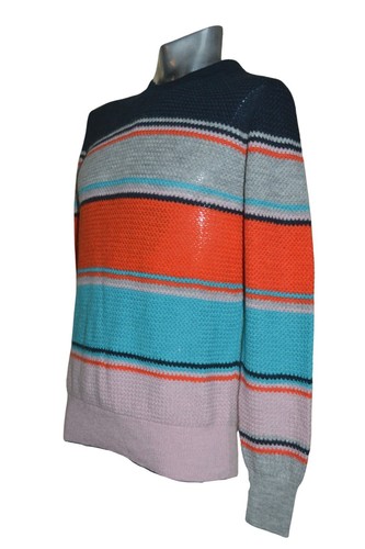 Paul Smith Mainline Womens Striped Wool/Alpaca Crew Neck Pullover “XS” BNWT - Picture 3 of 5