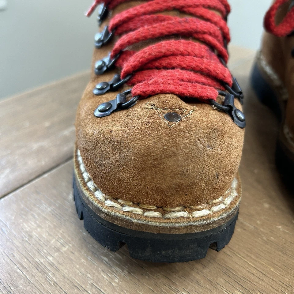Botas de montañismo de gamuza Trailbreakers de colección para mujer 7* cordones rojos suelas Vibram Foto 4 de 4