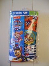 Boys Handcraft Nick Junior 3 Pair Paw Patrol Brief Underwear Sz 2T-3T