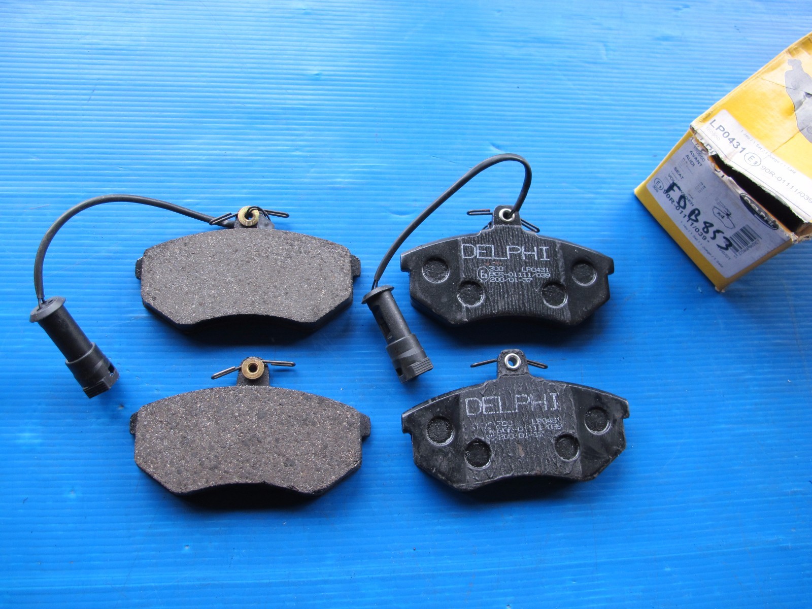 Plaquettes de frein avant Delphi pour stopper les sifflements