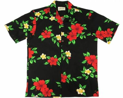 Aloha-Shirt (Hawaii-Hemd) - 100% Made in Hawaii - 100% Baumwolle - Größe ''S''