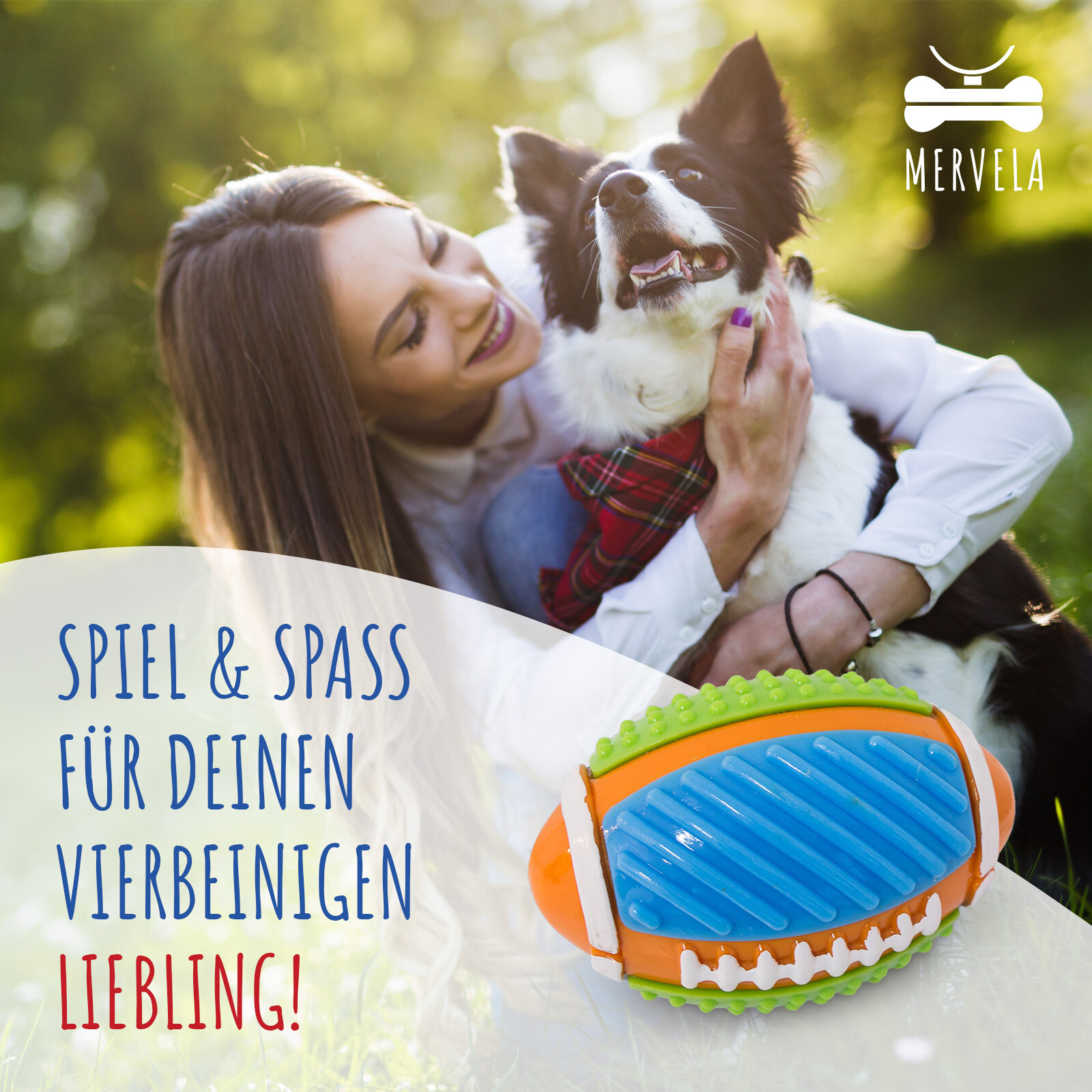 QDAN Halloween-Hundeball – Leuchtet Im Dunkeln Mit Gurt & Lustigen Gruselmotiven – Fußball Für Große Hunde (20,3 Cm)