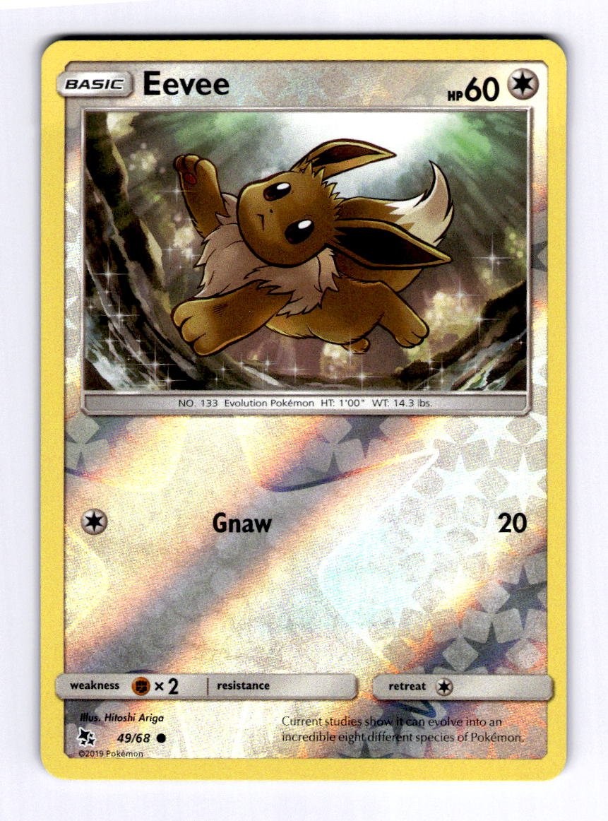 Eevee (49) Hidden Fates #49 (2019) Common Reverse Holo NM Pokemon